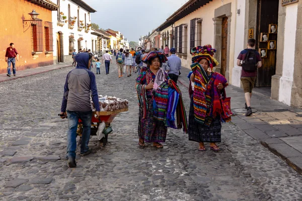 Декоративний Урбаніст Докладно Міста Антигуа Гватемала — стокове фото