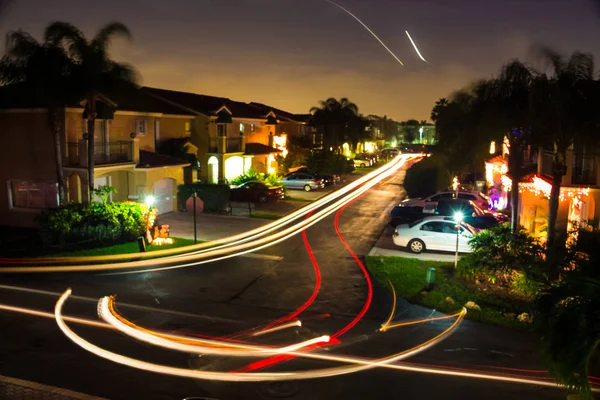 Nite Lights Von Meinem Balkon — Stockfoto