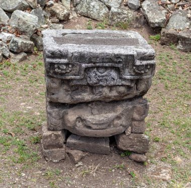 Copan Aztek mimarisi Honduras'S 