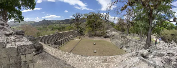 Copan Aztec Architecture Honduras — стоковое фото