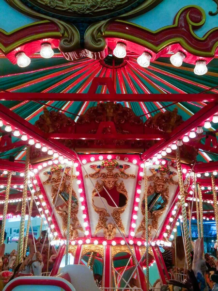 Light Fair Carousel — Stock Photo, Image