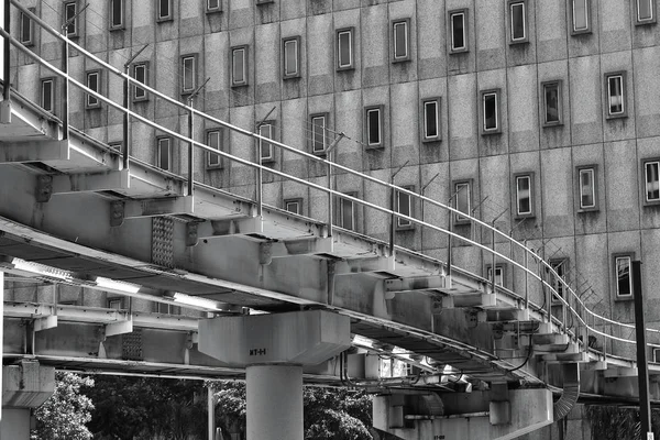 Miami Govermment Centre Área Del Edificio Blanco Negro — Foto de Stock