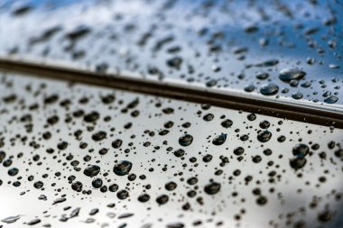 Gotas de Agua en el carro