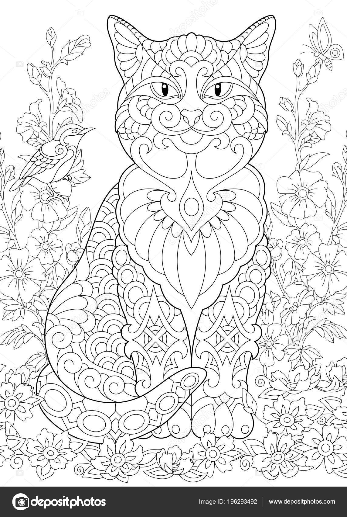 Livro De Colorir Antiestresse Para Adultos, Livro Criativo De Gatos Para  Colorir, Aliviar O Estresse, Arte De Pintura, Desenho, Grafite - Educação &  Ensino - AliExpress