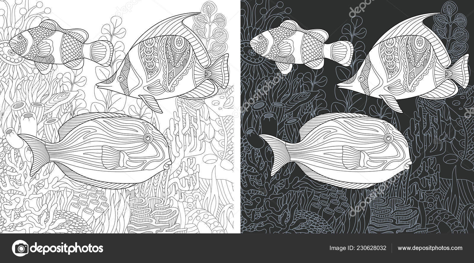 Kleurplaat Kleurboek Kleuren Foto Met Tropische Vissen Getrokken Zentangle Stijl Vectorafbeelding Door C Sybirko Vectorstock 230628032 Kleurplaat Kleurboek Kleuren Foto Met Tropische Vissen Getrokken Zentangle Stijl Vectorafbeelding Door C Sybirko Vectorstock 230628032