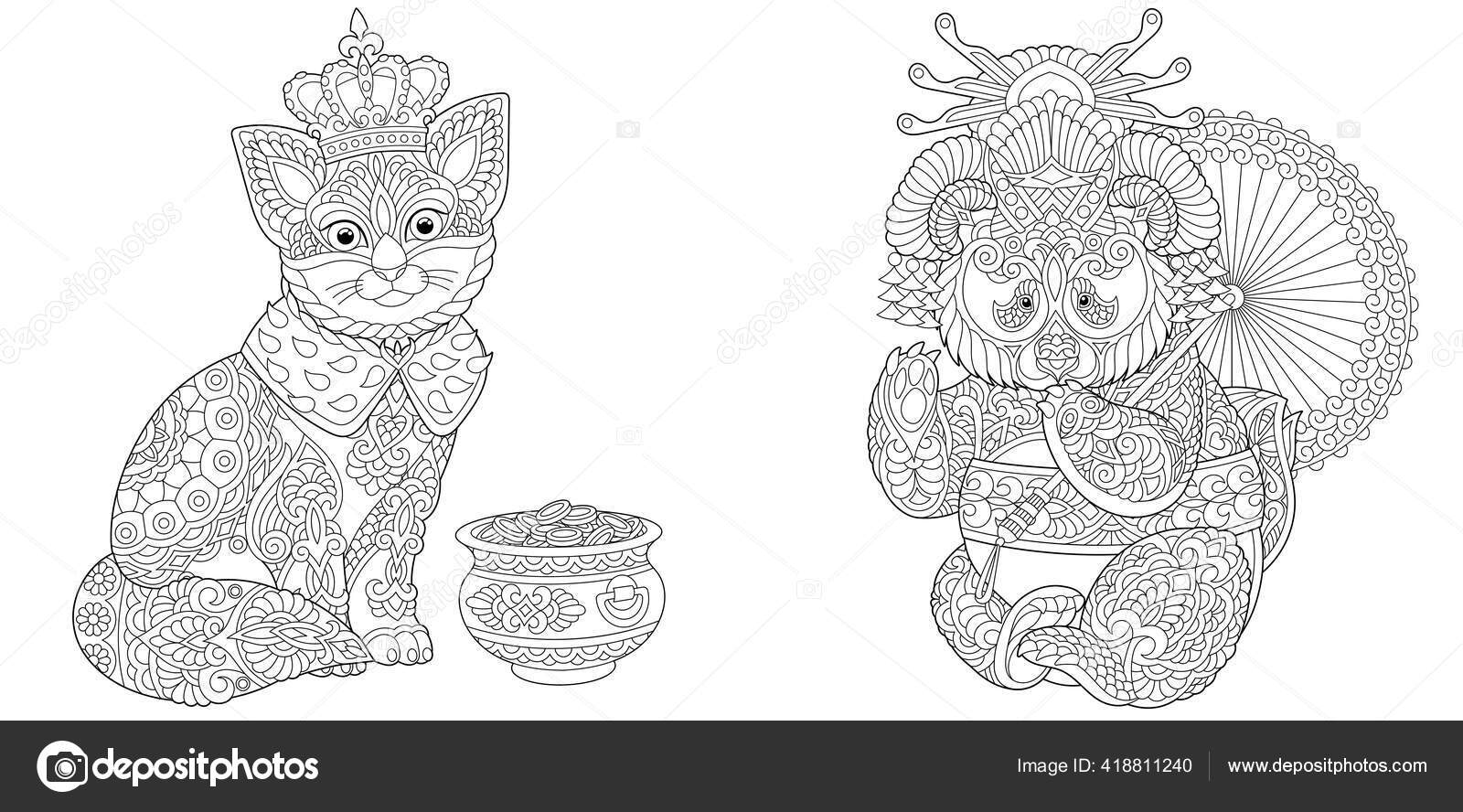 Desenhos para colorir para crianças de Animais - Animais - Coloring Pages  for Adults