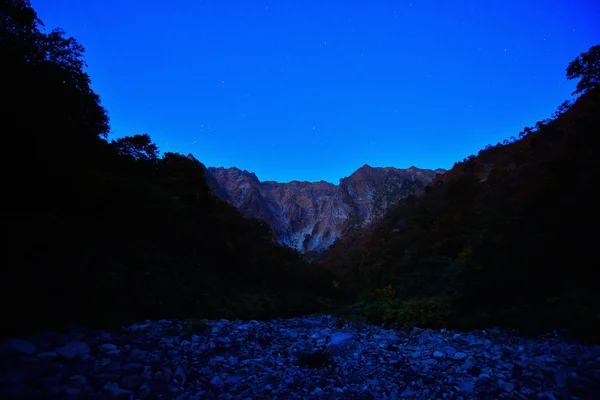 Alba Monte Tanigawa Giappone — Foto Stock