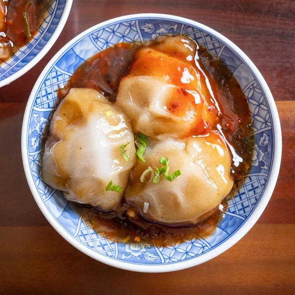 Bawan Wan Taiwanese Meatball Delicacy Delicious Street Food Steamed Starch — Stock Photo, Image