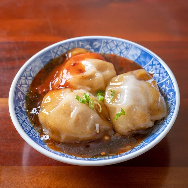 Bawan Wan Taiwanese Meatball Delicacy Delicious Street Food Steamed Starch — Stock Photo, Image