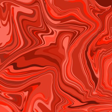 Akan çizgiler arka plan, eğri dalgaları, bükülmüş geometrik bukleler ile kapak düzeni. Kırmızı degrade Illustration. Glamour Dergi tasarım geometrik şekil, yarı ton hatları hipster soyut.