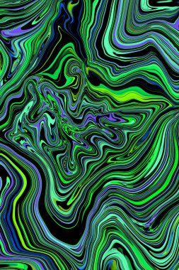 Soyut mermer baskı, grafik tasarım şablonları. Broşür, afiş, Vip kapak için lüks sanat. Yeşil degrade dokusu. Desen, duvar kağıdı, düğün daveti, iş sunumu için Illustration. Raster illüstrasyonlar sürümü.