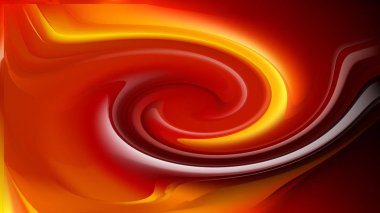 Turuncu ve siyah twirl arka plan