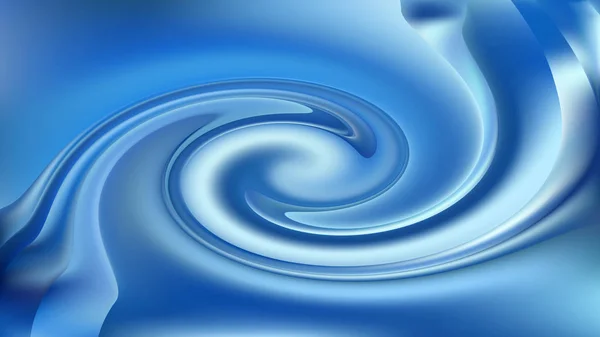 蓝色旋转漩涡背景 — 图库照片