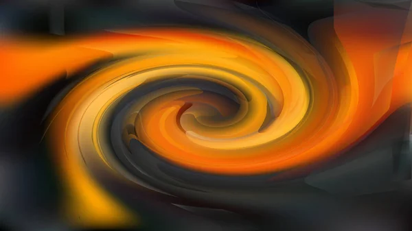 Textura de fondo giratorio naranja y negro abstracto — Foto de Stock
