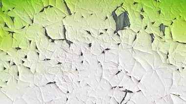 Yeşil ve beyaz grunge arka plan görüntü kırık