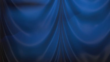 Soyut siyah ve mavi Drapes arka plan