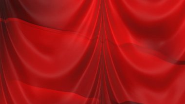 Soyut koyu kırmızı saten perdelik Tekstil arka plan