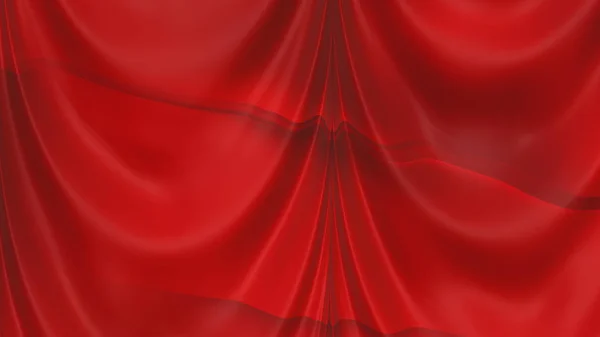 Rezumat Red Silk Drapes Fundal — Fotografie, imagine de stoc