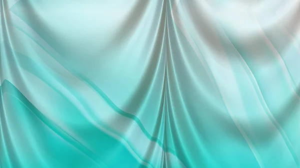 Abstract Turquoise Drapery Texture — Stock Photo, Image