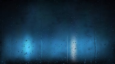 Siyah ve mavi Raindrop arka plan