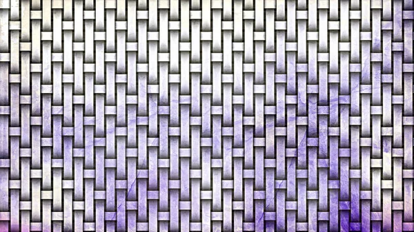 Purple and White Wicker Twill Weave Background Texture — Stock Photo, Image