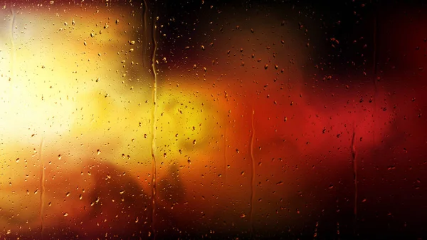 Kühlen orange Wassertropfen Hintergrund — Stockfoto