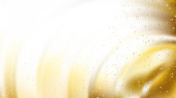 Weiße und goldene Wassertropfen Hintergrundbild — Stockfoto