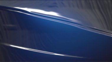 Siyah ve mavi kırışık plastik arka plan