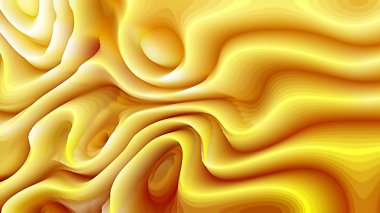 Soyut 3d Turuncu Kavisli Çizgiler Arka Plan