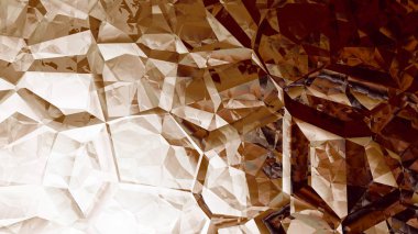 Kahverengi ve Beyaz Kristal Arka Plan Görüntüsü