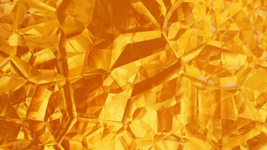 Soyut Turuncu Kristal Arka Plan Görüntüsü