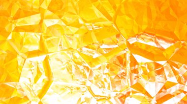 Turuncu ve Beyaz Kristal Arka Plan Görüntüsü