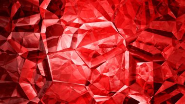 Red Crystal Abstract arka plan