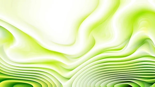Yeşil ve Beyaz 3d Kavisli Çizgiler Doku — Stok fotoğraf