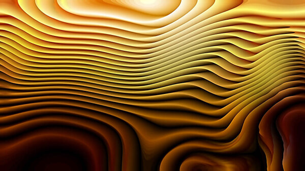 Оранжевый и черный 3d изогнутые линии рябь текстуры
