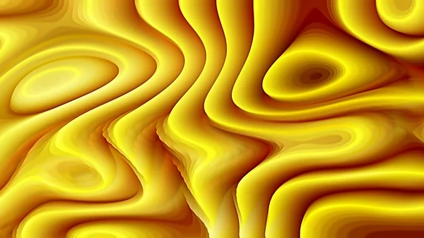 Fondo de líneas curvas abstractas 3d naranja y amarillo —  Fotos de Stock