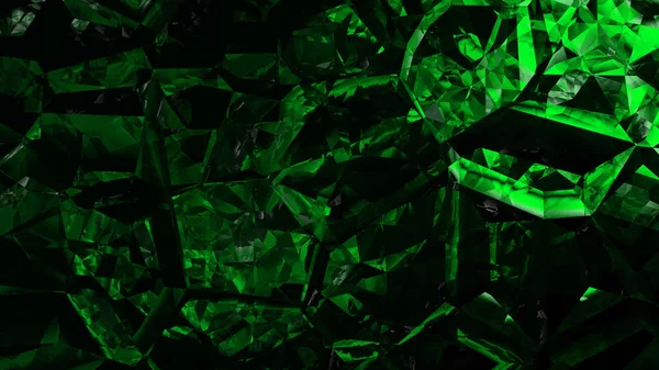 Cool Green Crystal Background Image
