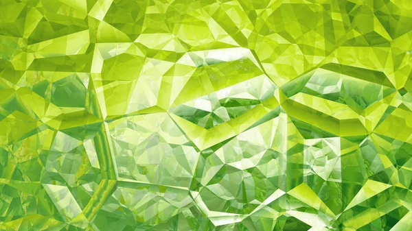 Abstract Green Crystal Background Image