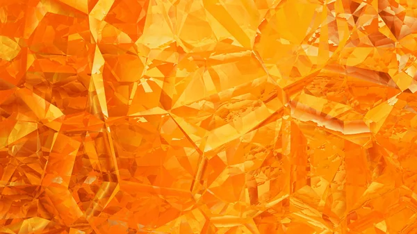 Oranje kristal abstracte achtergrond — Stockfoto