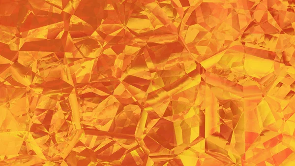 オレンジクリスタル抽象背景 — ストック写真