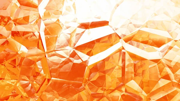 オレンジと白のクリスタルの背景 — ストック写真