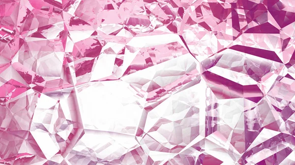 Fondo de cristal abstracto rosa y blanco —  Fotos de Stock