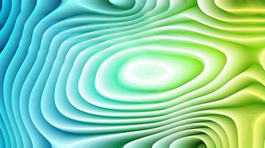 Mavi ve Yeşil Kavisli Arka Plan Dokusu