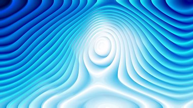 Soyut Mavi ve Beyaz Kavisli Arka Plan Dokusu