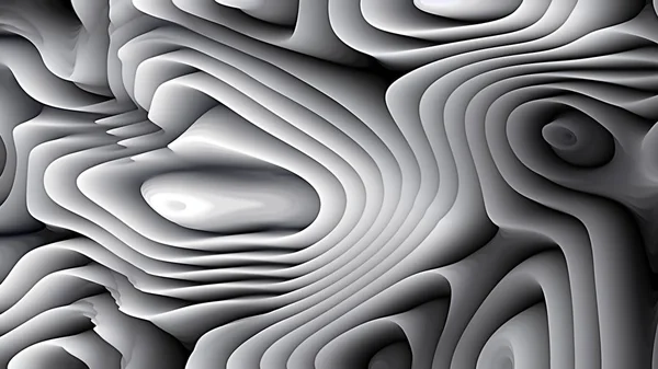 Textura de ondulación de curvatura negra y gris —  Fotos de Stock