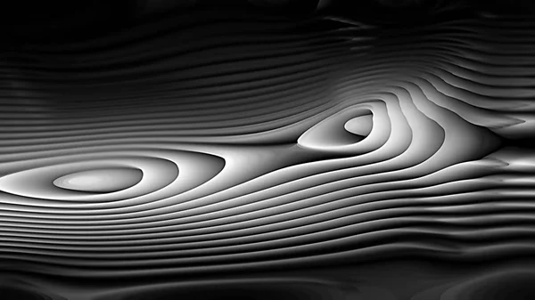 Linhas curvas cinzentas frescas abstratas Textura da ondulação — Fotografia de Stock