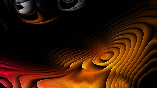 Textura de ondulación de curvatura naranja fresca abstracta — Foto de Stock