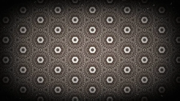 Preto e marrom Vintage Ornamental Padrão Fundo — Fotografia de Stock