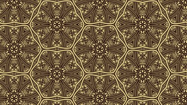 Kahverengi Vintage Süs Arka Plan Desen Grafik