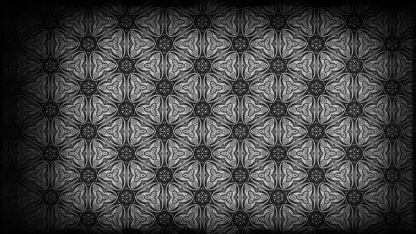 ヴィンテージ装飾花の壁紙パターン — ストック写真